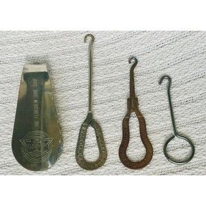 VINTAGE Lot of Button Hooks | Boot Hooks |  Lace Hooks | Shoe Horn | ANTIQUE